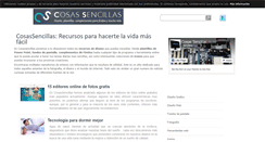 Desktop Screenshot of cosassencillas.com